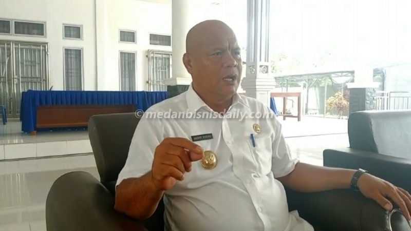 Bupati Nias Utara Amizaro Waruwu. (famonaha telaumbanua/dok)