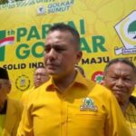 Ketua DPD Partai Golkar Sumut Musa Rajekshah di HUT ke-61 Partai Golkar. (istimewa)