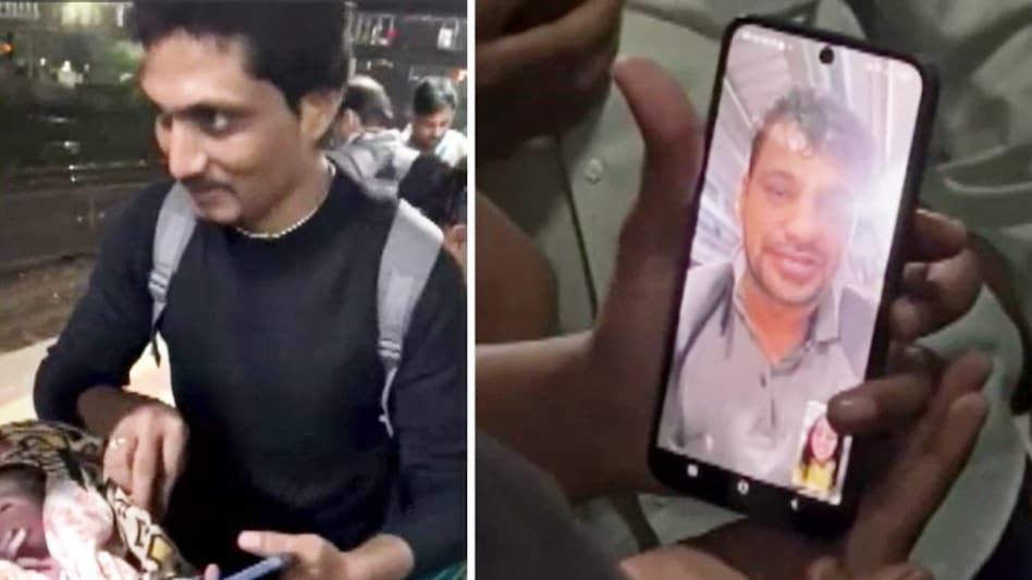 स्टेशन पर महिला यात्री ने दिया बच्चे को जन्म.(Photo:Screengrab)
