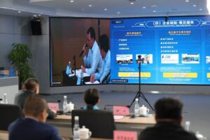 活动视频连线现场。受访者供图