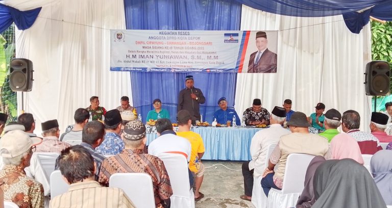 Bang Iman Yuniawan Gathers Input from Sawangan Lama Residents During Third Session Recess in 2025