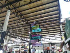 Pasar Santa punya hidden gem food di bagian food court lantai 2 yaitu aneka kuliner enak, murah, plus Instagramabel. Kamu bisa nyicip menu Nusantara, Western, Chinese, dan Thai (dok. Qonita Hamidah/detik travel)