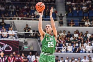 UAAP Season 88. October 19, 2025. Mike Phillips of the DLSU Green Archers. (Photo: UAAP)