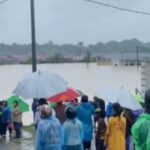 Komplek Puri Indah Marindal, tenggelam karena banjir, Kamis (27/11/2025). Update bencana di Sumut hingga Kamis sore, terdapat 47 korban meninggal dan 9 hilang.