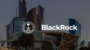 شعار بلاك روك وصندوق الاستثمارات العامة - أرشيفية