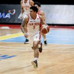 NCAA Season 101. November 19, 2025. Bryan Sajonia of the San Beda Red Lions against the EAC Generals. (Photo: NCAA)