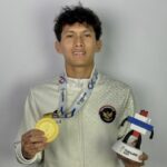 Latihan panjang selama 15 bulan akhirnya membawa Yuan Jodie Hibatullah meraih emas hockey indoor putra SEA Games 2025. Foto Surabaya.iNews.id/ist