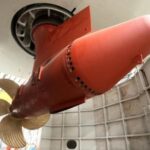 国产首台套大功率T型吊舱推进器。七〇四所供图