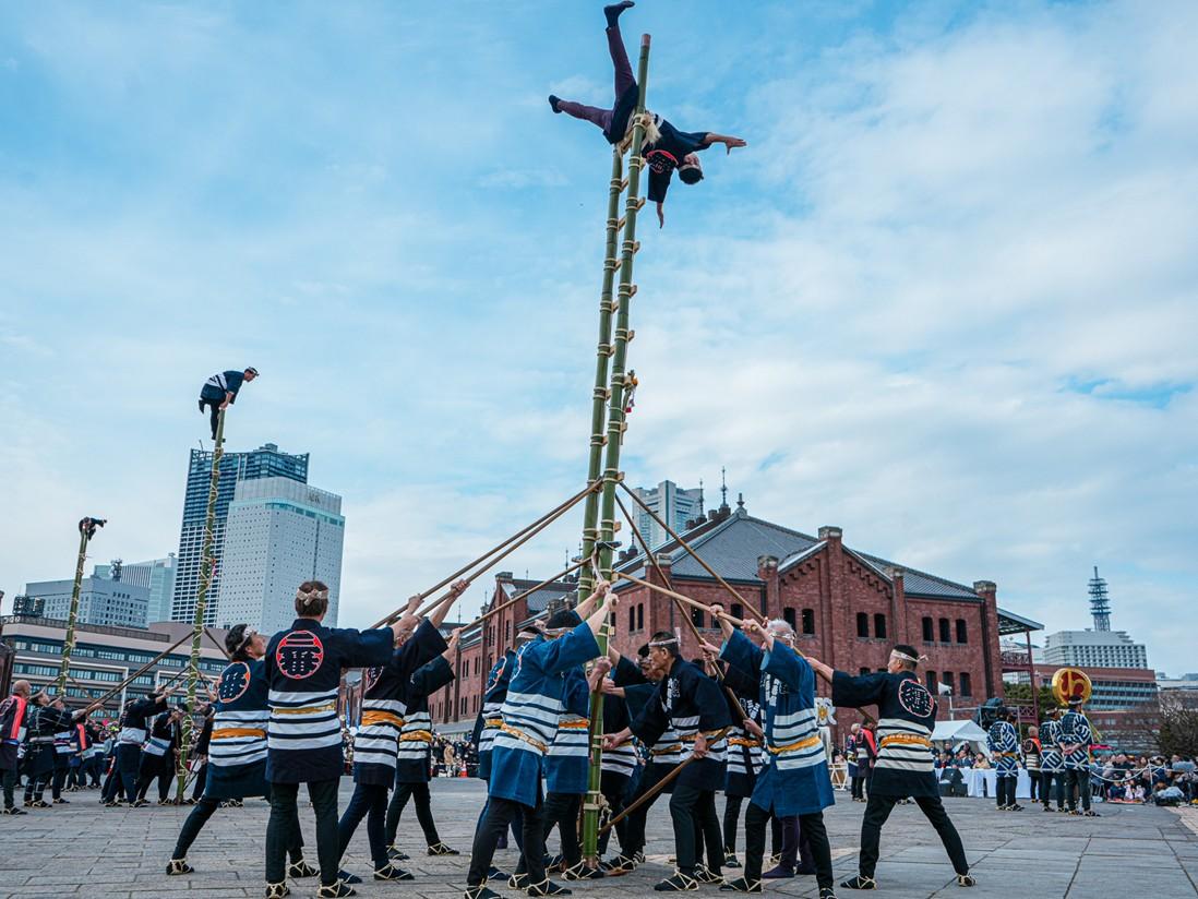 Yokohama Fire Department New Year's Ceremony 2025 scene