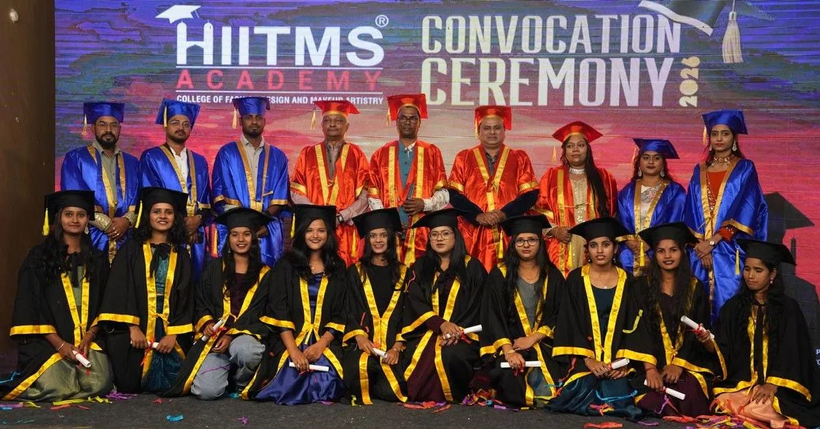 हिंदुस्तान इंस्टिट्यूट फॉर इंडस्ट्रियल ट्रेनिंग एंड मैनेजमेंट स्किल्स के दीक्षांत मसारोह का दृश्य।