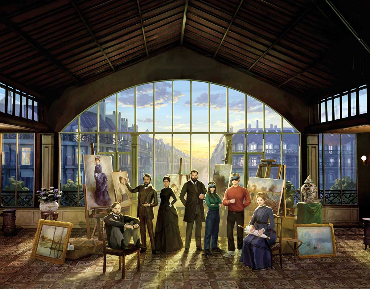 「印象派画家と過ごす夜」のイメージ（Ｃ）Ｅｘｃｕｒｉｏ – ＧＥＤＥＯＮ Ｅｘｐｅｒｉｅｎｃｅｓ – Ｍｕｓéｅ ｄ’Ｏｒｓａｙ