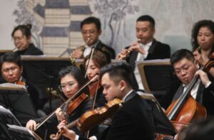 1月17日，重庆国际会客厅，由市对外文化交流协会主办的“重庆之夜”交响音乐会——“我们的家园”大熊猫保护主题音乐会举行。 尹诗语 摄