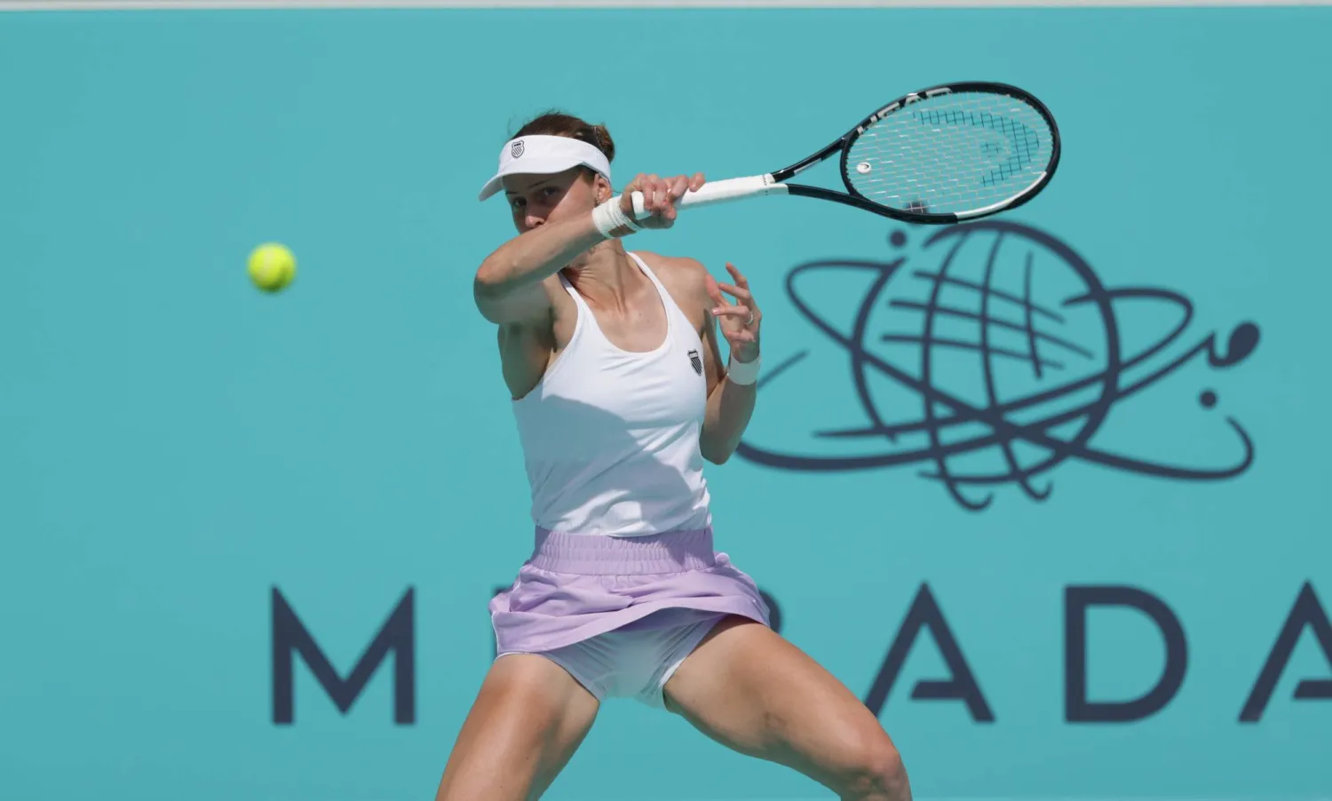 Russian Lyudmila Samsonova advances in Abu Dhabi