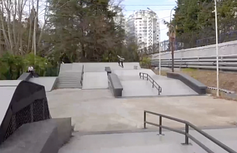 A renovated skate park opened in Sochi's Central District