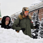 Прохожие на Красной площади