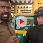 बेंगलुरु में ऑटो ड्राइवर ने शख्स को धमकाया Source : Twitter