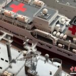 博物馆内的舰船模型。中国航海博物馆供图