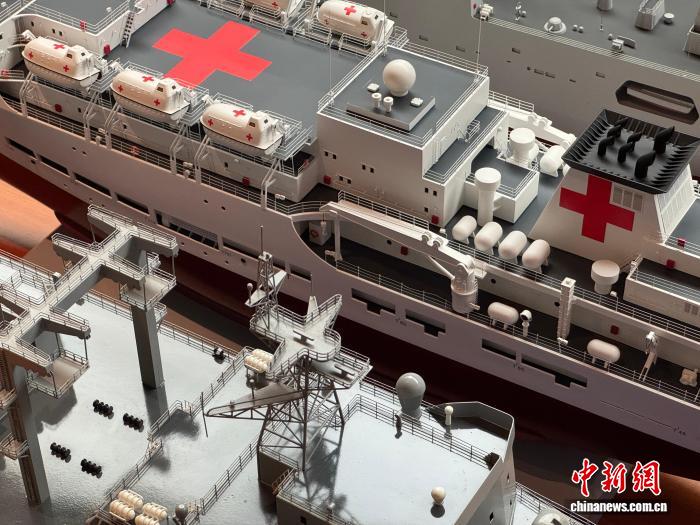 博物馆内的舰船模型。中国航海博物馆供图