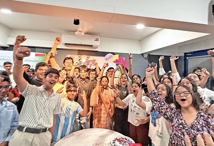 DPS students celebrate their stellar result