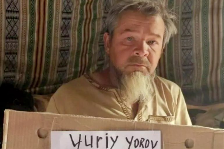 Ukrainian Yuri Yurov during his detention in Mali