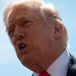 U.S. President Donald Trump speaks to the media, as he departs the White House for Las Vegas, Nevada, in Washington, DC, US, April 16, 2026. REUTERS/Jessica Koscielniak/File