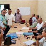 Muhammad Edison Ginting bersama tim menyerahkan berkas pendaftaran calon ketua PWPM Periode 2026-2028. (istimewa)