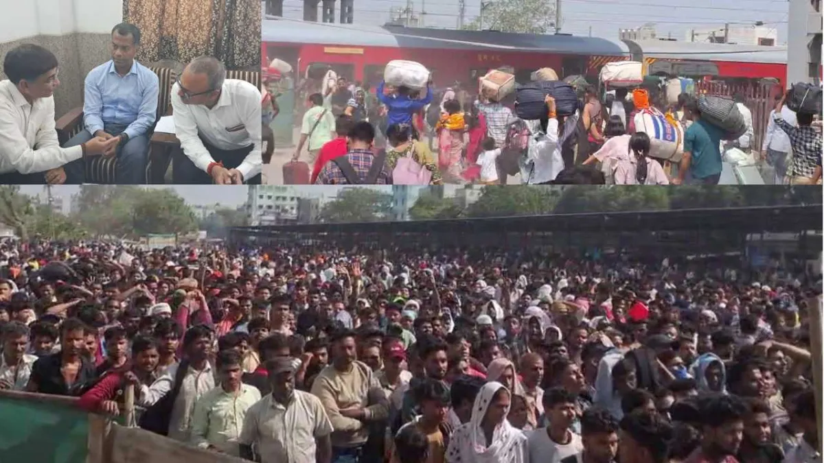 सूरत : प्रवासियों की घर वापसी को सुलभ बनाने के लिए चैंबर की पहल, भेस्तान और चलथान स्टेशनों से भी चल सकती हैं स्पेशल ट्रेनें