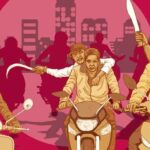 Foto: Ilustrasi Geng Motor. (ILUSTRATOR: FUAD HASIM/DETIKCOM)