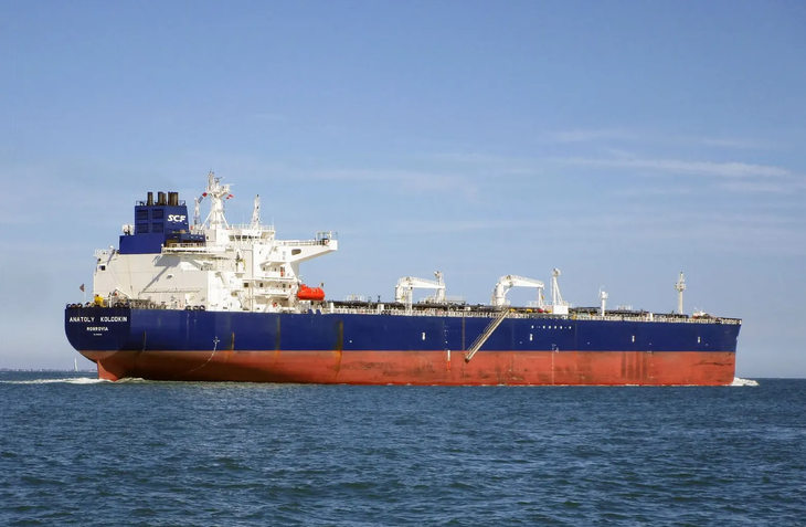 Một tàu chở dầu trên biển - Ảnh: MARINE TRAFFIC