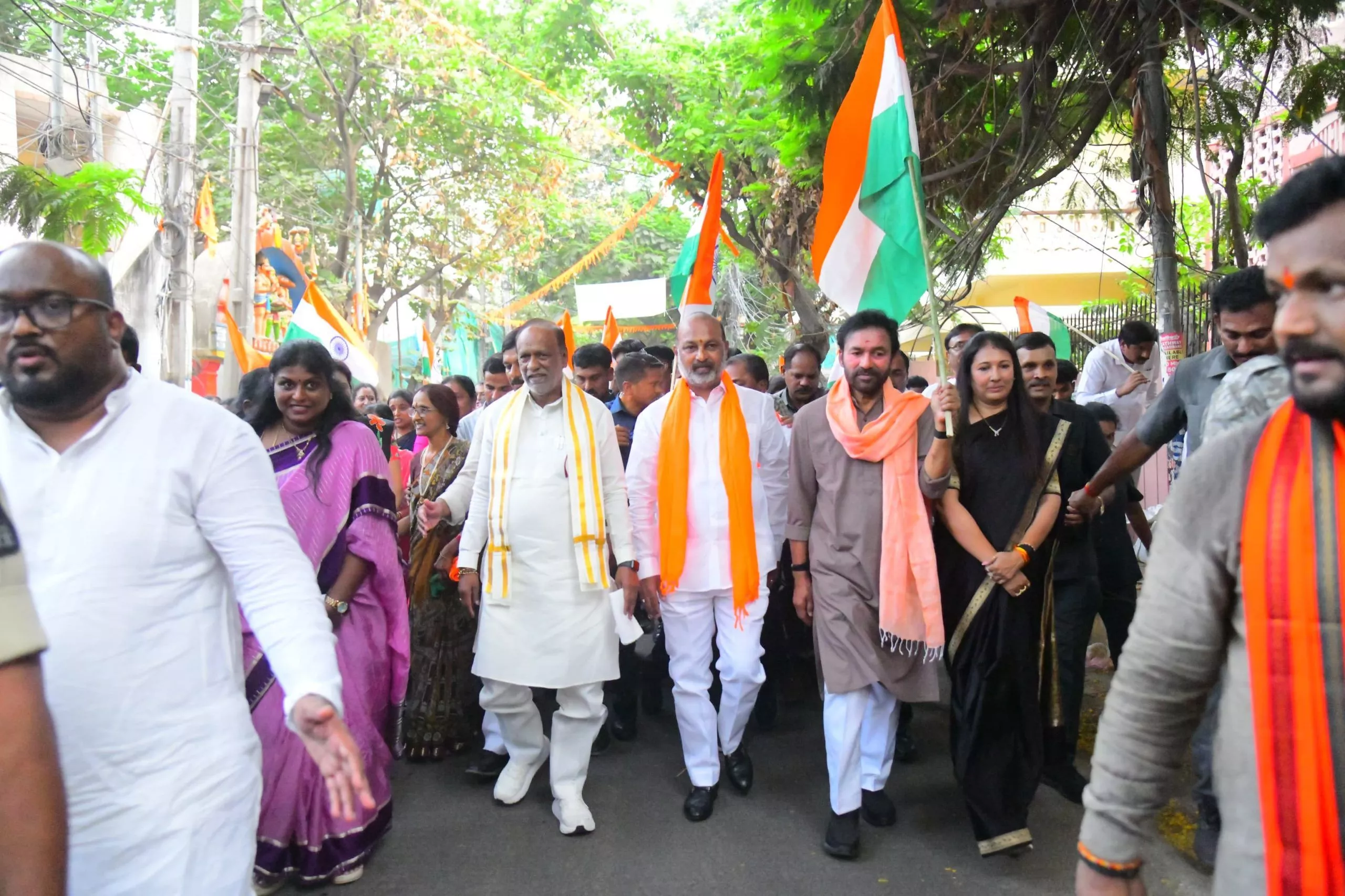 संसद में नारी शक्ति वंदन संशोधन अधिनियम पारित नहीं होने पर कांग्रेस और इंडी गठबंधन के खिलाफ भाजपा द्वारा आयोजित महिला जनआक्रोश पदयात्रा एवं सभा