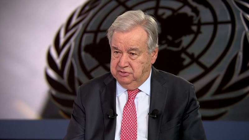 Guterres to Al-Arabiya: The Rapid Support Forces committed atrocities… and developments in Hadramawt are a dangerous escalation.