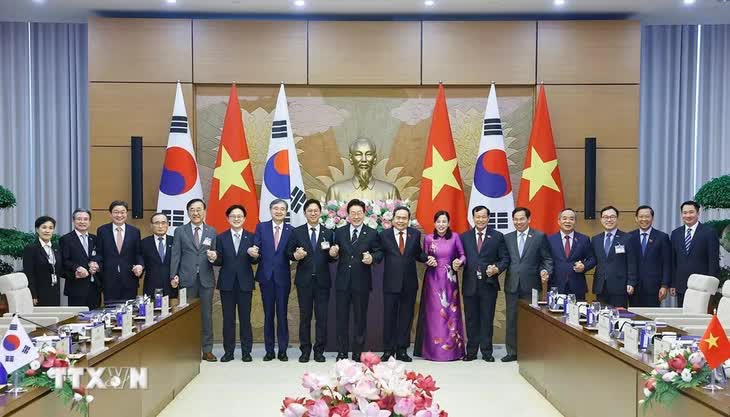 Tổng thống Hàn Quốc khẳng định nước này sẽ theo đuổi hợp tác toàn diện với Việt Nam - Ảnh: TTXVN