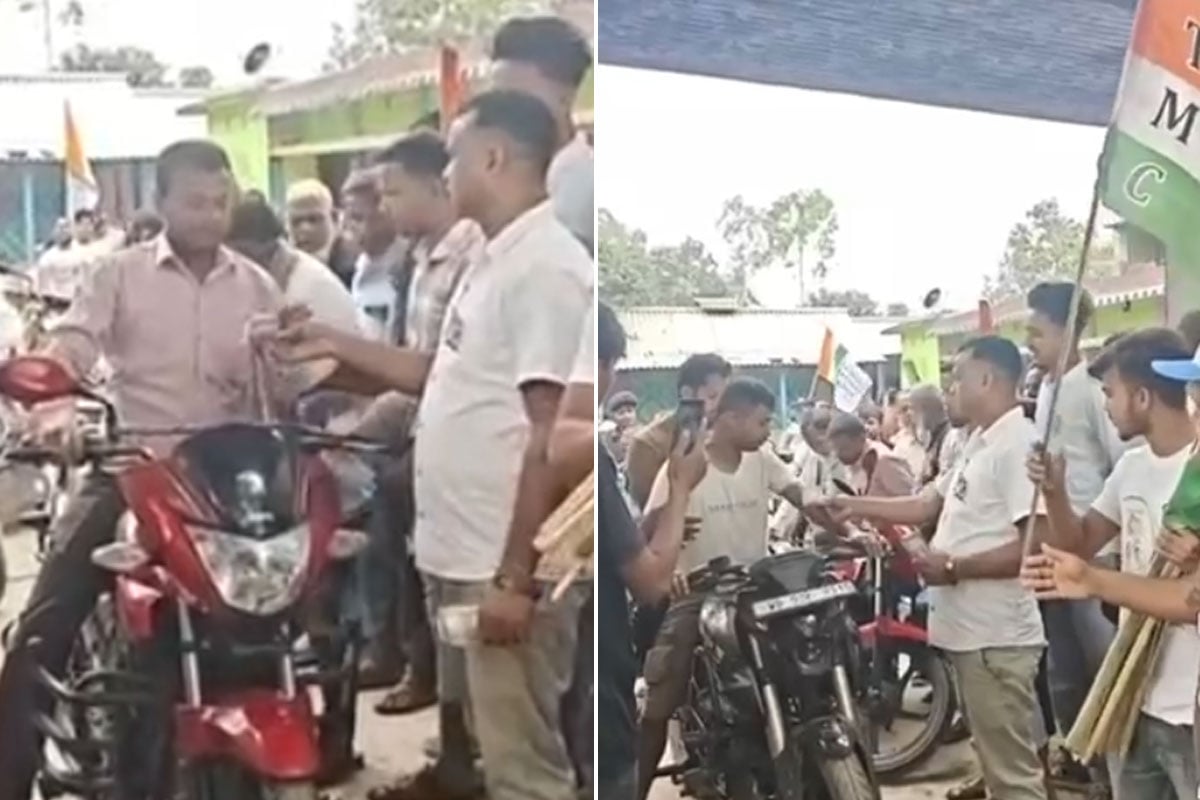 ভোটের আগে টাকা বিলির অভিযোগ তৃণমূলের বিরুদ্ধে, ভাইরাল ভিডিও ঘিরে শোরগোল চোপড়ায়।