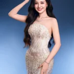 Khánh Như sở hữu vẻ đẹp ngọt ngào, thanh tú với má lúm đồng tiền duyên dáng - Ảnh: BTC