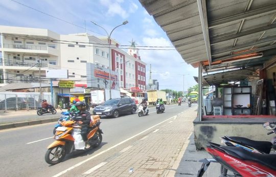 Lokasi jalan Jendral Sudirman, Kota Bekasi.