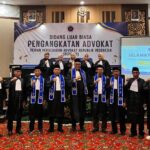 Foto bersama usai pelantikan para advokat baru DePA-RI di Makassar, Sulawesi Selatan, Minggu 19 April 2026 (Foto: Istimewa)