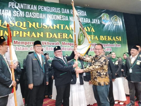 Pelantikan pengurus DPD LASQI Kota Bekasi, bertempat di Graha Hartika Wulansari, Sabtu (25/04/2026).