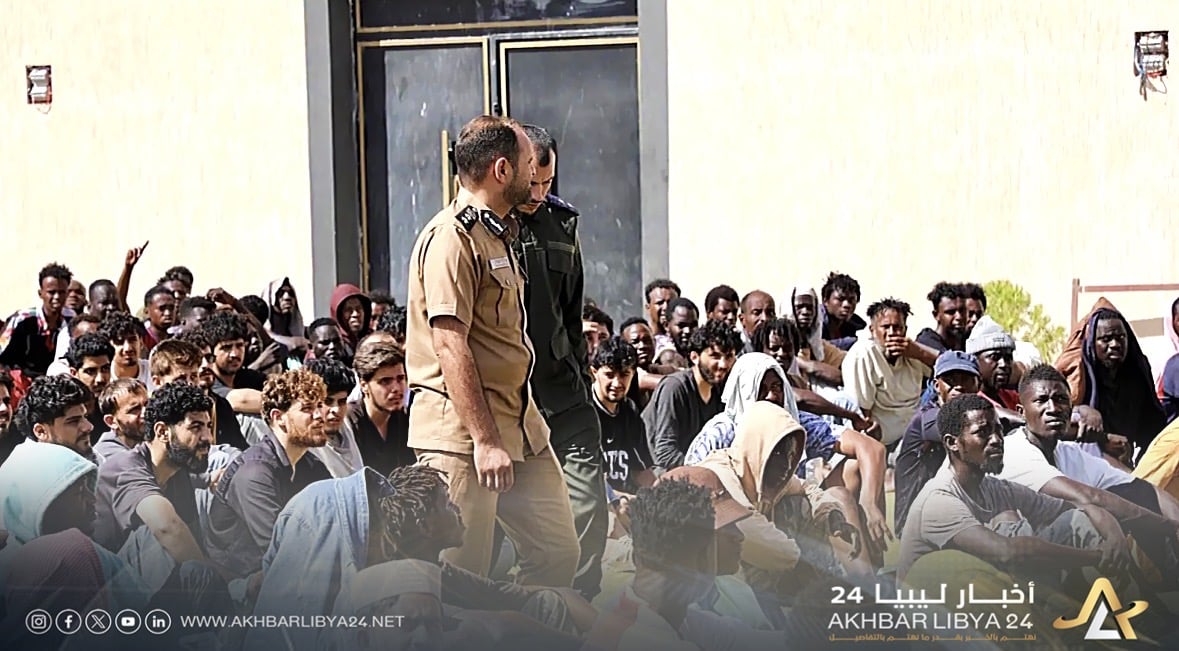 ضبط 293 مهاجراً من جنسيات مختلفة خلال حملة مكثفة ببنغازي