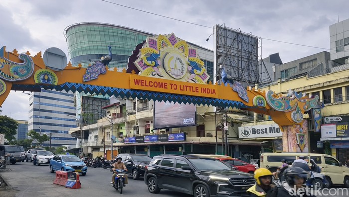Foto: Kampung Madras alias Little India Medan. (Olivia/detikSumut)