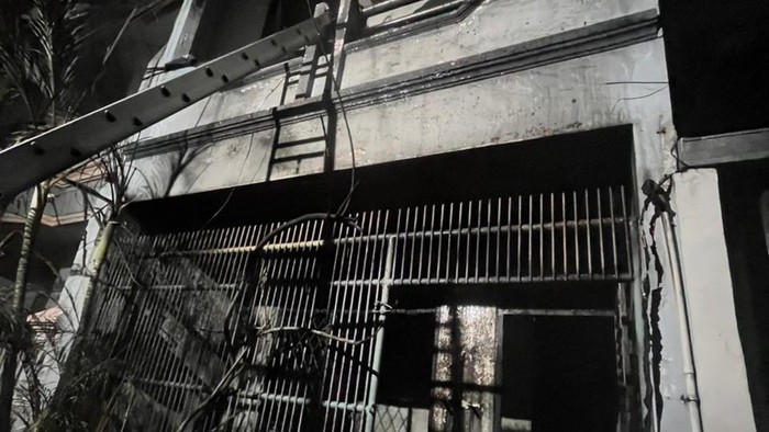 Foto: Kebakaran di permukiman daerah Grogol Petamburan, Jakarta Barat (Jakbar) menewaskan lima orang sekeluarga. (Dok istimewa).