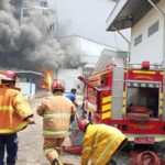 Kebakaran pabrik di Bekasi. (Dok. Damkar Kota Bekasi)