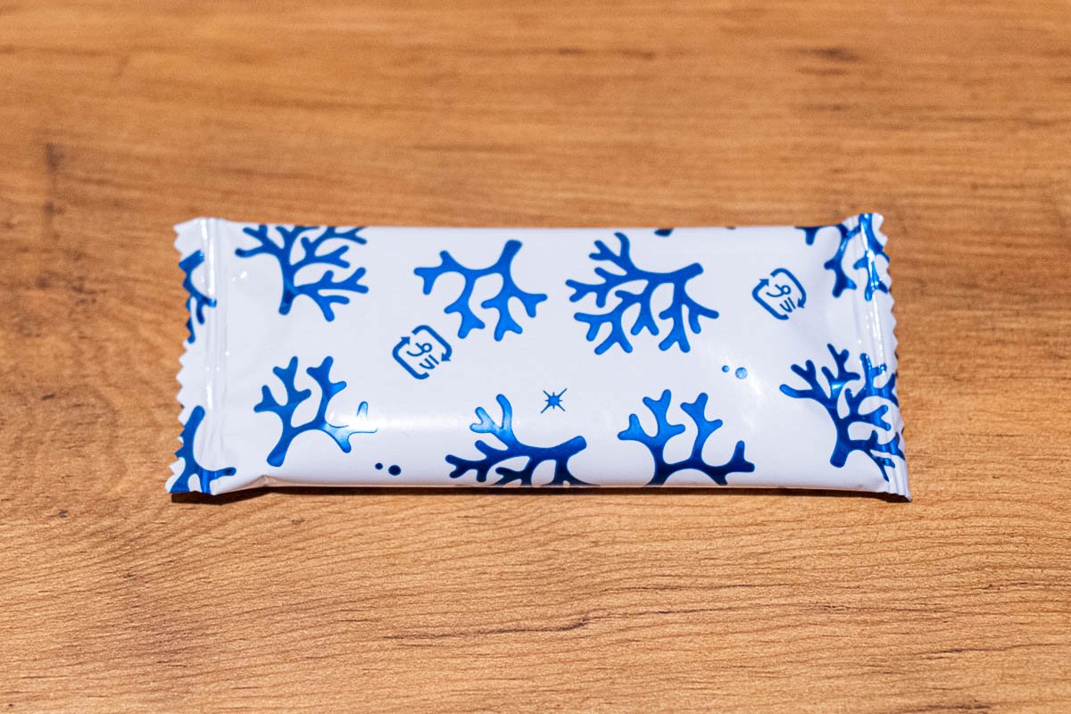 Individual wrapping designed with coral