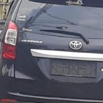 Mobil sewaan yang dipakai maling di Depok. (Dok. ist)