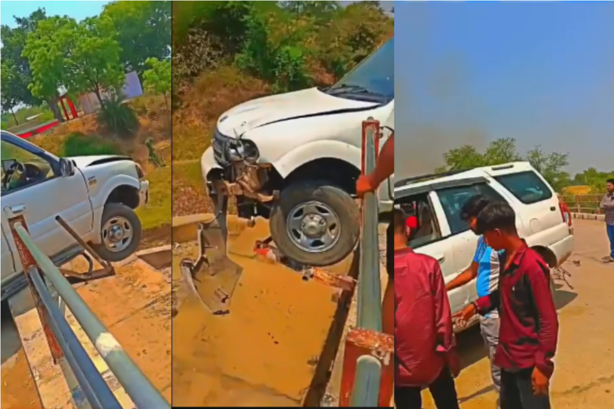 Four Friends Left Dangling Mid Air While Attempting Stunts for Instagram Reels (Patrika.com)