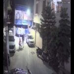 A police constable hits a restaurant employee