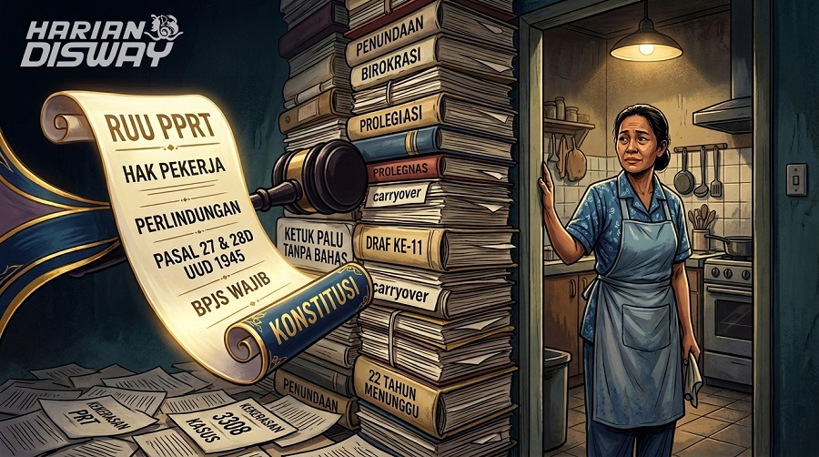 Ilustrasi RUU PPRT. Foto : Arya/AI Harian Disway