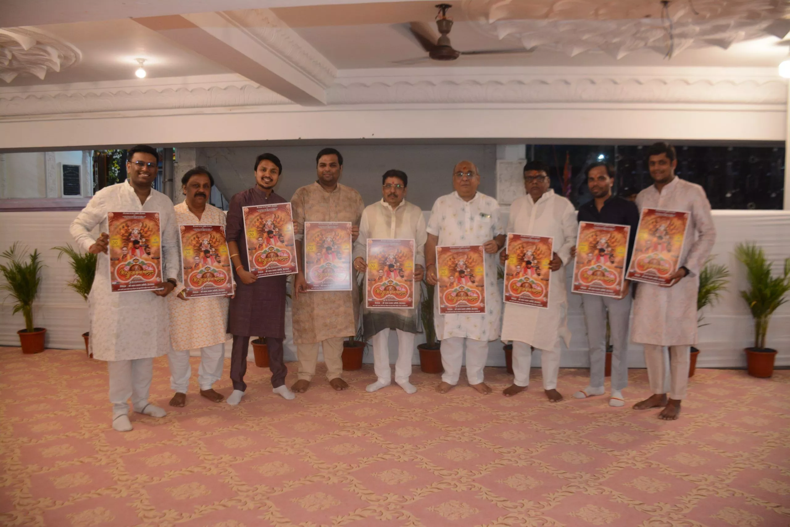 श्री श्याम मंदिर की प्राण-प्रतिष्ठा के 30 वर्ष पूर्ण होने पर आयोजित समारोह