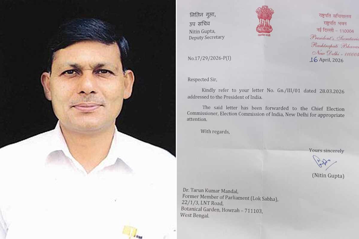 ভোটার তালিকায় নাম বাদ পড়ায় এবার রাষ্ট্রপতিকে চিঠি প্রাক্তন এসইউসিআই সাংসদের।