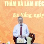 Tổng Bí thư, Chủ tịch nước Tô Lâm phát biểu tại buổi làm việc với Ban Thường vụ Thành ủy Đà Nẵng - Ảnh: TTXVN