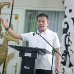 Bupati Bandung Dadang Supriatna menjelaskan mengenai pentingnya desa di Kabupaten Bandung. (eko sutrisno/radar bandung)